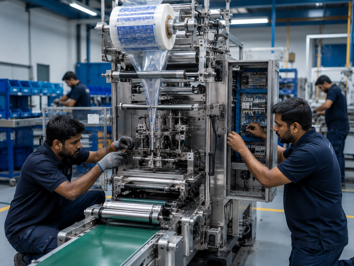 Pouch Packing Machine Workshop